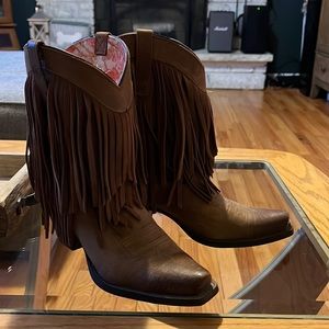 Ariat fringe cowgirl boots